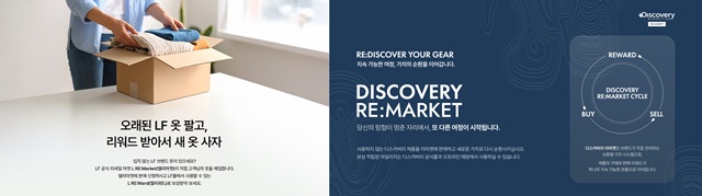 LF(왼쪽)와 F&F는 각각 리세일 플랫폼 엘리마켓과 디스커버리 리마켓을 운영 중이다. /LF, F&F