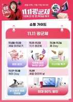  알리익스프레스, '11.11 광군제' 프로모션 돌입…최대 80% 할인
