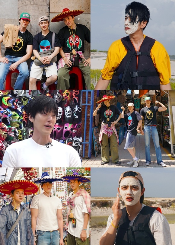 '콩 심은 데 콩 나서 웃음팡 행복팡 해외탐방'은 KKPP 푸드 대표 이사 이광수와 감사 김우빈 그리고 본부장 도경수가 회사 발전을 위한 인사이트 탐구를 목적으로 멕시코 해외 탐방을 떠나는 이야기를 담는다. /tvN