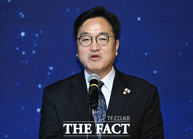 우원식 국회의장이 13일 사회관계망서비스(SNS)에 장동혁 국민의힘 대표를 비판하는 글을 올렸다. /박헌우 기자