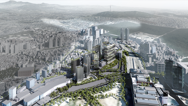 이번 결정으로 용산 일대는 6개 구역으로 재편돼 지역 특성과 주민 요구를 반영한 맞춤형 개발이 가능해진다. 사진은 용산 지구단위계획 조감도다. /서울시