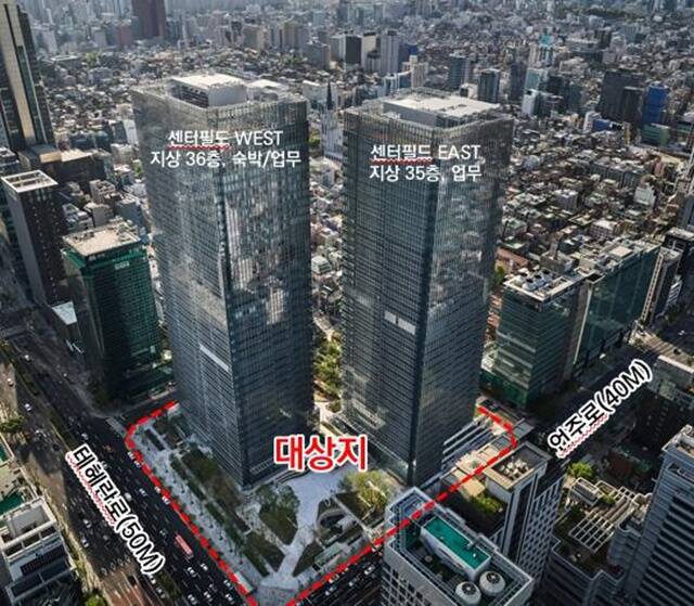 서울시는 지난 12일 제18차 도시·건축공동위원회를 개최하고 테헤란로 지구단위계획 및 역삼동 676번지(르네상스호텔) 특별계획구역 세부개발계획 결정(변경)(안)을 원안가결했다고 13일 밝혔다. 사진은 역삼동 르네상스호텔 전경이다. /서울시