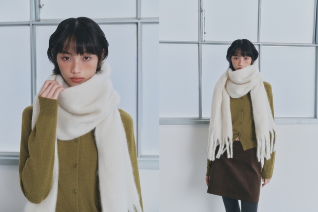 미쏘가 25FW 머플러 컬렉션을 공개했다. /이랜드