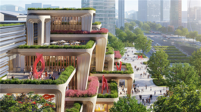 현재 코엑스몰, 별마당 등 활발히 이용되고 있는 지하 공간 대비 이용이 저조한 지상부는 약 1만4000㎡ 규모의 영동대로 지상 광장과 연계해 대규모 보행 중심 녹지공간으로 재편한다. /서울시