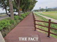  아산시, 곡교천 북단 수변데크 1.52㎞ 개통
