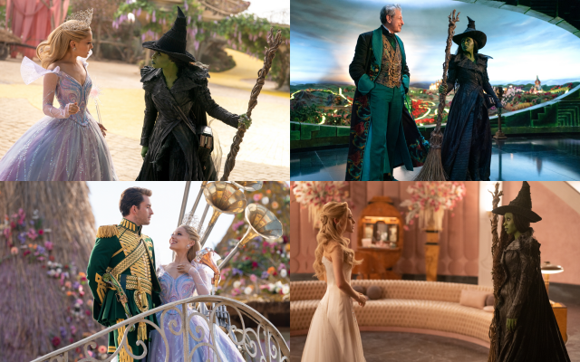 위키드: 포 굿에는 뮤지컬 위키드 2막의 대표곡을 비롯한 여러 넘버와 오직 영화에서만 만나볼 수 있는 새 OST 등도 담겨 있어 더욱 깊고 극대화된 인물들의 감정을 느낄 수 있다. /유니버설 픽쳐스