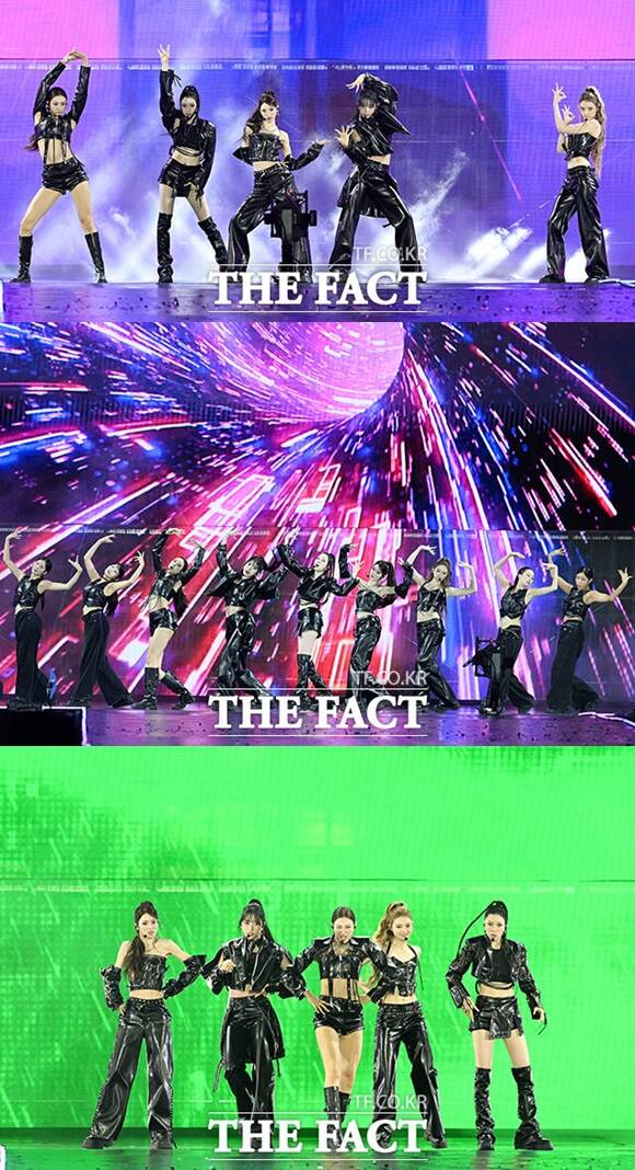 그룹 미야오가 2025 더팩트 뮤직 어워즈만을 위한 특별한 무대를 꾸며 현장을 찾은 전 세계 팬들의 호응을 이끌었다. /서예원 기자