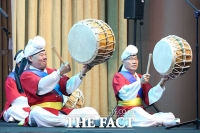  '예술누림 페스티벌' 공연하는 안면도노인복지관 [포토]