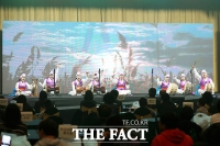  발달장애청년으로 구성된 '전통 타악 공연팀 굴렁쇠' [포토]