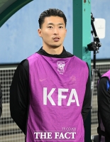  '1년 8개월' 만에 대표팀 복귀한 조규성 '벤치 출발' [포토]