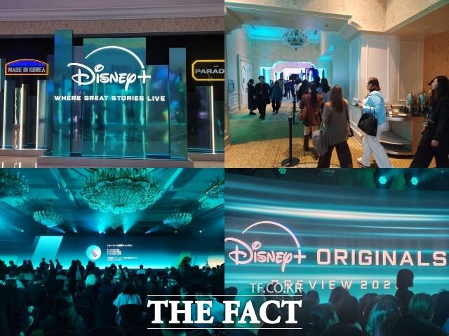 디즈니+ 오리지널 프리뷰 2025 행사에서 한국 콘텐츠를 향한 해외 취재진들의 반응이 뜨거웠던 가운데, 능수능란한 한국어로 질문도 건네며 관심을 보였다. /김샛별 기자