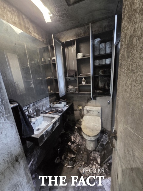 16일 오전 1시 33분쯤 세종시 산울동의 한 오피스텔에서 불이 났다. /세종소방본부