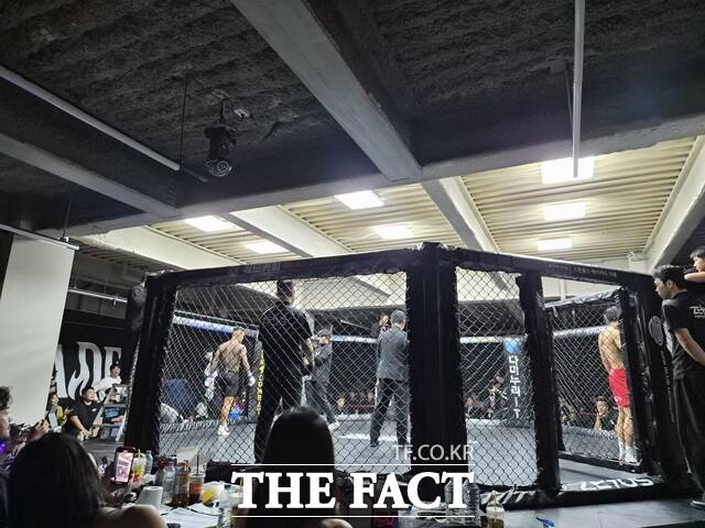 15일 '오승혁의 '현장'은 국내 MMA 시장에서 새로운 스타 탄생에 집중하고 있는 제우스FC의 경기를 찾았다. /충북 청주=오승혁 기자