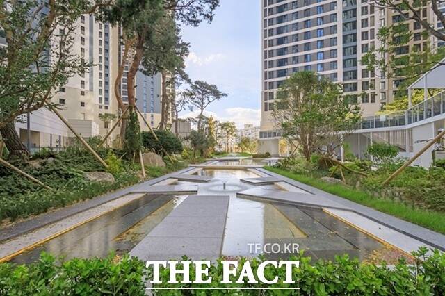 대상 두류역자이 아파트 조경 /대구시