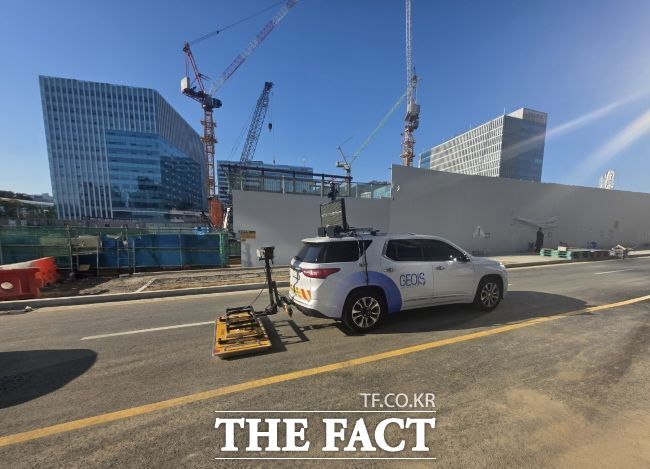 지하공간 2차 지반탐사 모습 /과천시