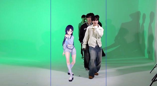 NTX가 버추얼 아티스트 채린과 함께 진행한 댄스 챌린지를 공개했다./로얄스트리머