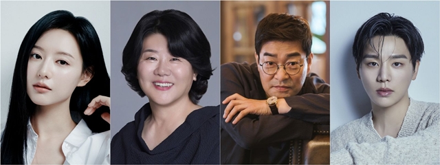 배우 김지원 이정은 손현주 김우석(왼쪽부터)이 SBS 새 금토드라마 닥터X : 하얀 마피아의 시대로 호흡을 맞춘다. /각 소속사