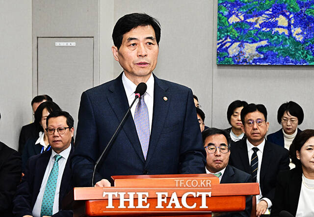 2026년도 예산안 관련 제안설명하는 김민기 국회 사무총장.