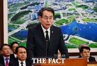  예산안 관련 인사말 하는 강희업 2차관 [포토]