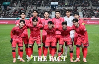 올해 마지막 평가전 출전하는 축구대표팀 [포토]