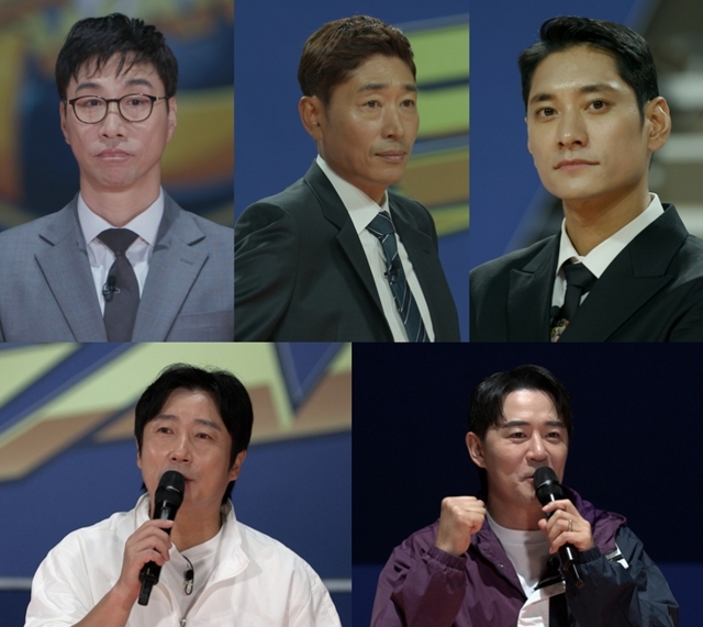 배구 선수 출신 김세진 신진식 김요한, 방송인 붐 이수근(왼쪽 위부터 시계방향)이 스파이크 워를 이끈다. /MBN