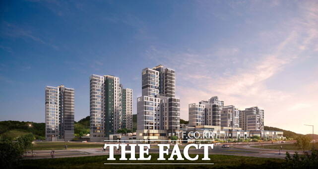 세종시 5-1생활권 L9블록에 공급하는 민영주택 엘리프 세종 스마트시티 조감도. /세종시