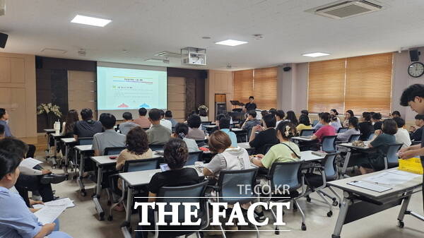 학교공간혁신사업 교직원 연수 모습 /대전시교육청