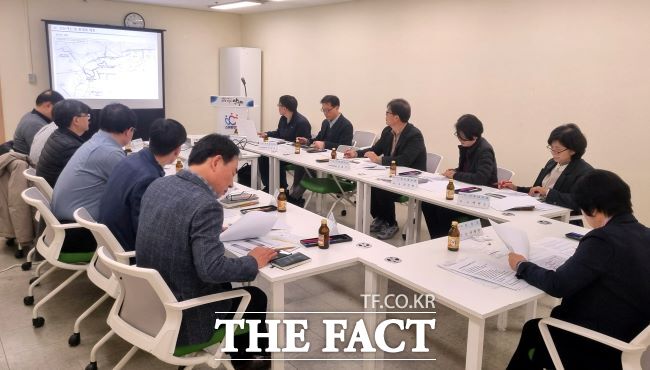 열수송관 파열 사고 재발방지 대책 회의 모습. /안양시