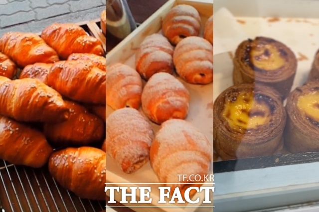 19일 서울 마포구 망원동 빵집 거리 내 문을 연 매장에서 판매 중인 빵들. /이상빈 기자