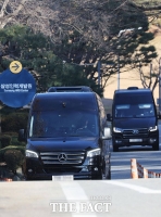  '이병철 38주기 추도식' 선영 나서는 삼성家 차량 [포토]