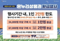  천안시, 전통시장 수산물 온누리상품권 환급행사…최대 30%