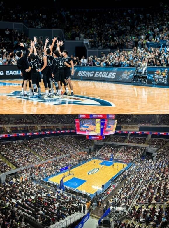 열혈농구단은 한국 농구 레전드 서장훈과 전태풍이 직접 선발한 연예계 최강 농구팀의 아시아 농구 제패 도전 이야기를 그린다. /SBS