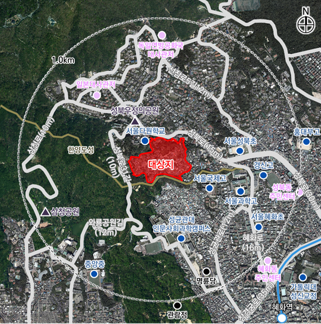 서울시는 지난 19일 제17차 도시계획위원회를 개최하고 성북구 성북제2구역 재개발정비계획 및 정비구역 변경, 경관심의(안)을 수정 가결했다. /서울시