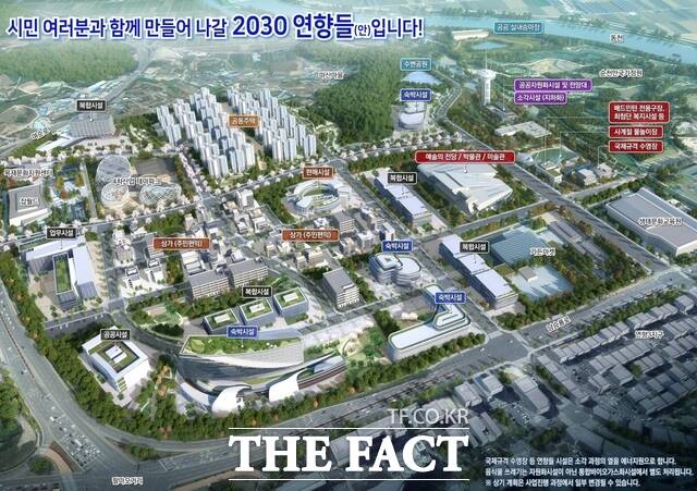 순천시 연향들 도시개발사업 조감도. /순천시