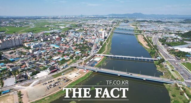 남평 강변도시 전경./나주시