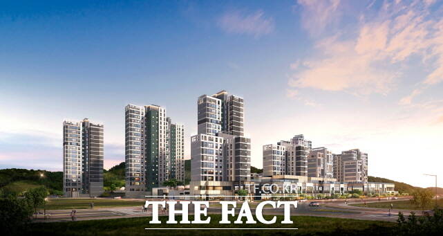 계룡건설 컨소시엄 ‘엘리프 세종 스마트시티’ 투시도. /계룡건설