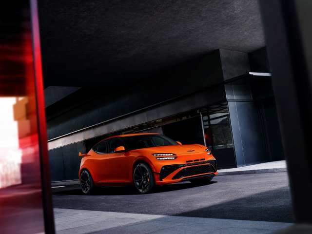 현대자동차 프리미엄 브랜드 제네시스 GV60 마그마 외관. /현대자동차