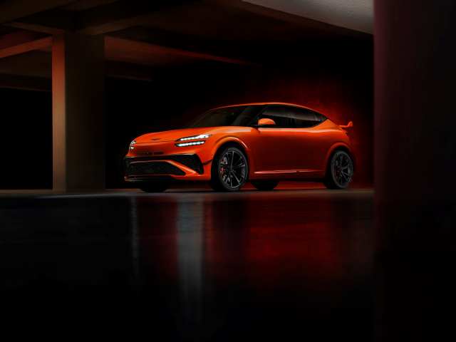 현대자동차 프리미엄 브랜드 제네시스 GV60 마그마 외관. /현대자동차