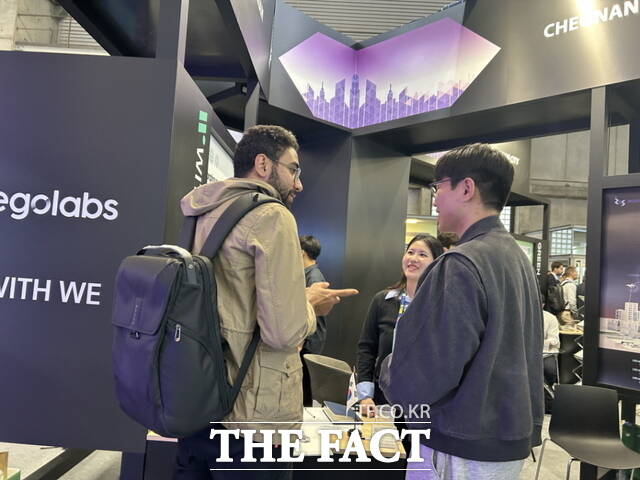 천안시는 스페인 바르셀로나에서 열린 2025 스마트시티 엑스포 월드 콩그레스(SCEWC)에서 PRISM CITY 천안관을 운영했다. /천안시