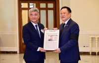  정원주 대우건설 회장, 아누틴 찬위라꾼 태국 총리 예방