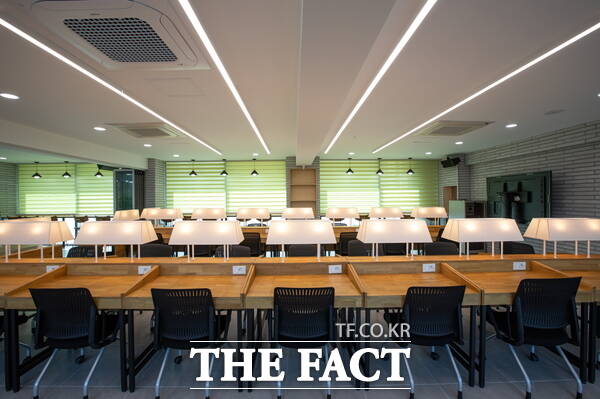 대전대신고등학교 내 스터디카페의 모습. /대전시교육청