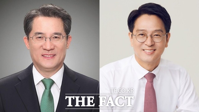 왼쪽부터 박상병 정치평론가와 정광재 동연정치연구소장. /더팩트 DB