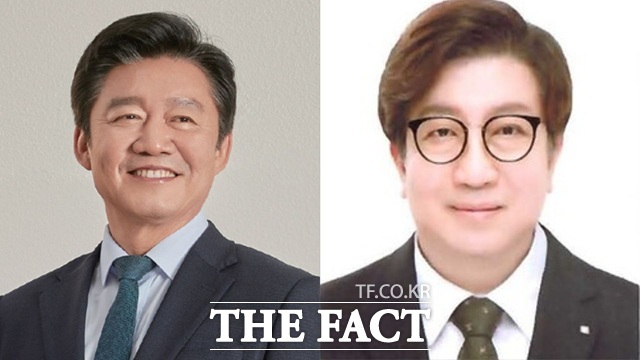 왼쪽부터 박상철 미국헌법학회 이사장과 신율 명지대 정치외교학과 교수. /더팩트 DB