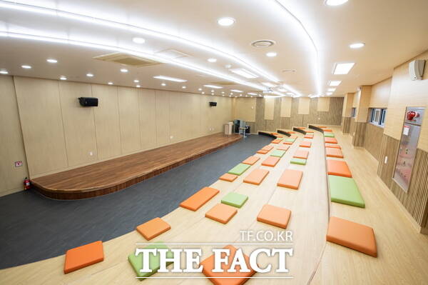 대전대신고등학교 미디어홀 전경. /대전시교육청