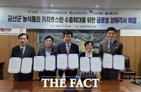  충남TP-금산군-카자흐스탄 현지 유통사, '농식품 수출 MOU' 체결