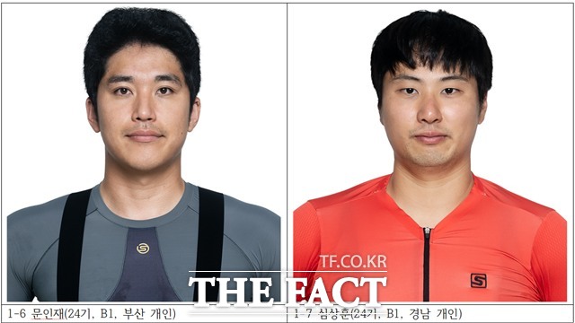 문인재(24기, B1, 부산 개인) 심상훈(24기, B1, 경남 개인)