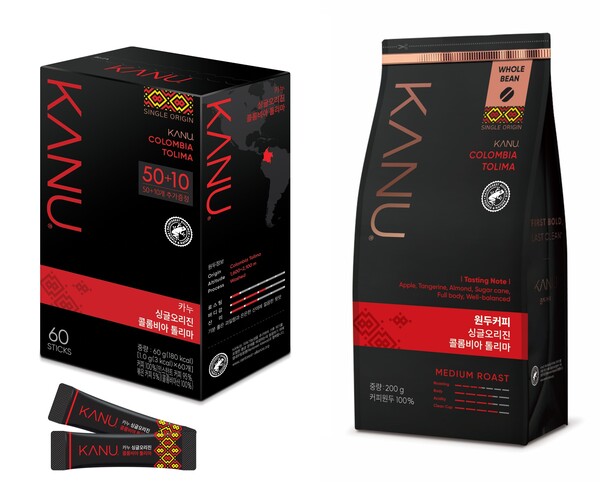 동서식품은 열대우림동맹으로부터 인증 받은 친환경 카누 싱글 오리진 콜롬비아 톨리마를 선보였다. /동서식품