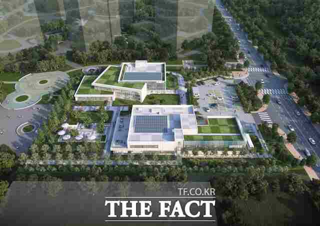 당진 꿀벌도서관·당진교육종합센터 조감도. /당진교육지원청