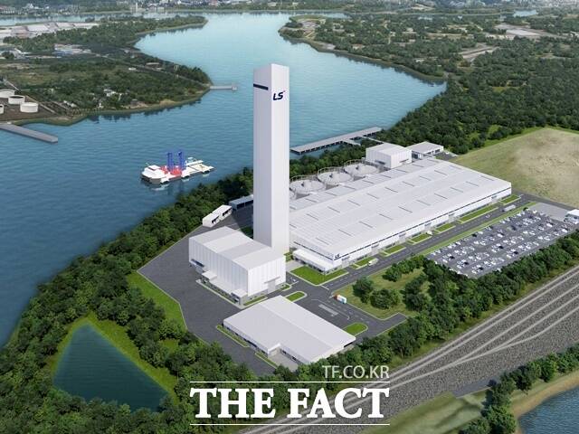 LS전선 미국 자회사 LS그린링크의 미국 버지니아주 해저케이블 공장 조감도. /LS