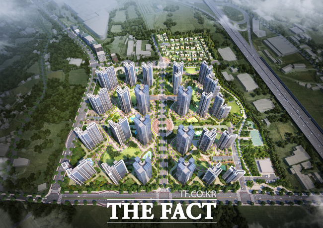 안성 공도 진사2 도시개발사업 조감도. /경기도
